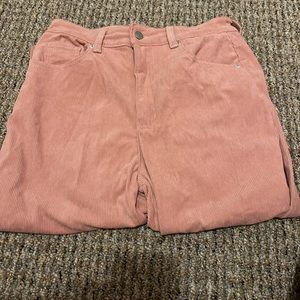 pink corduroy pants